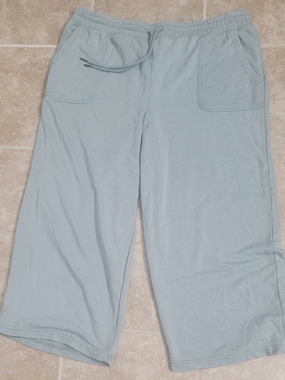 RBX Active Light Green Cropped Sweatpants Drawstring Waist XXL Worn Once!